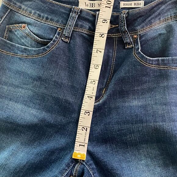 YMI High Rise Boot Cut Raw Hem Jeans Size 26 - Picture 5 of 14
